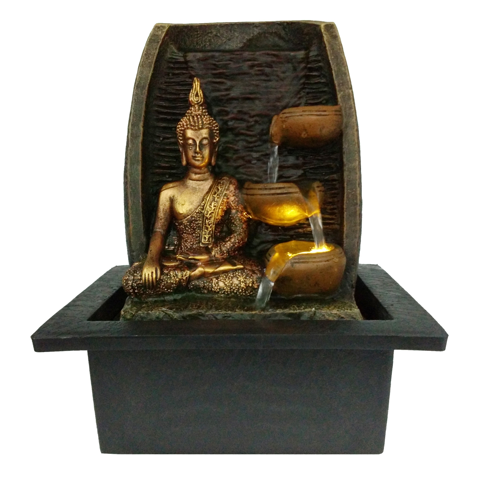 Click to view product details and reviews for Golden Buddha Water Fountain.