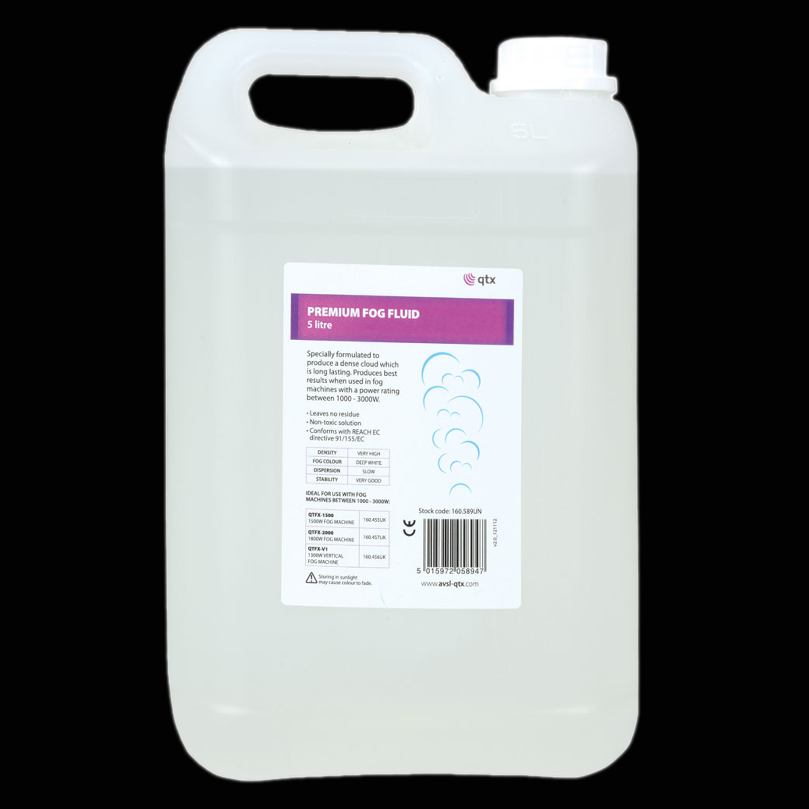 Click to view product details and reviews for Premium Fog Fluid 5ltr.