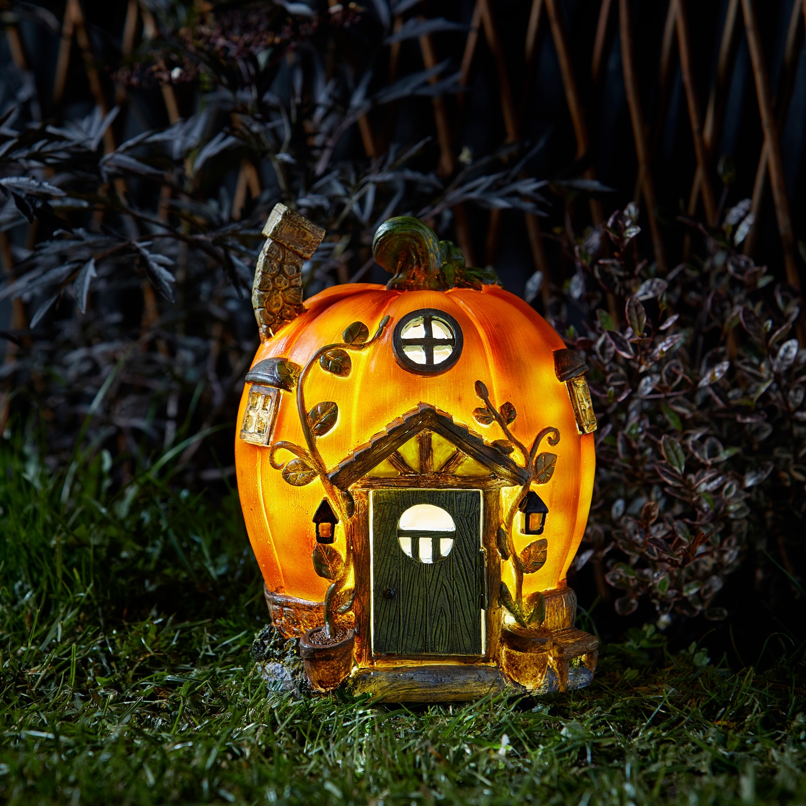 Click to view product details and reviews for Humpkin Pumpkin Solar Fairy House.