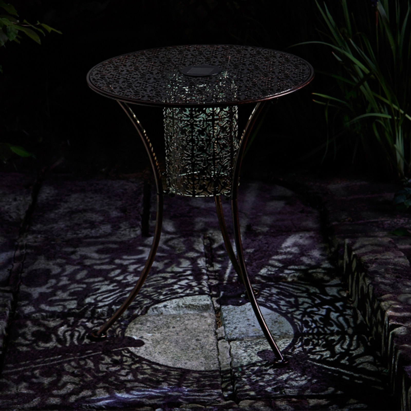 Click to view product details and reviews for Solar Illumina Silhouette Lit Table.