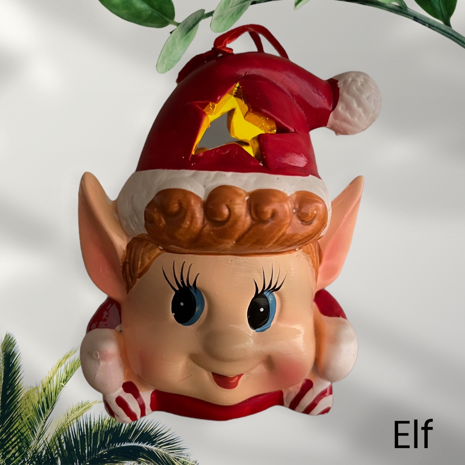 Image of Elf Light-Up Bauble Decoration