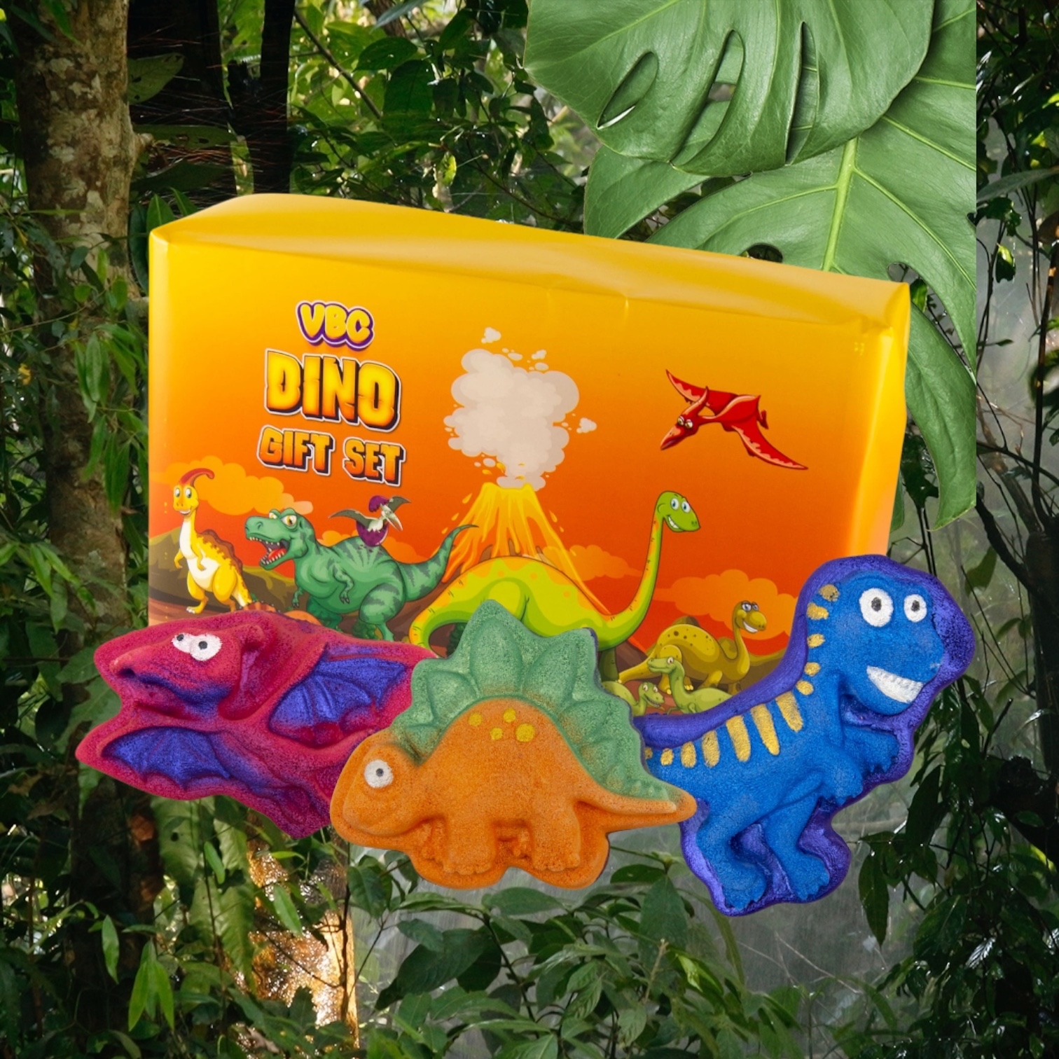 Image of Dinosaur Bath Bomb Gift Set