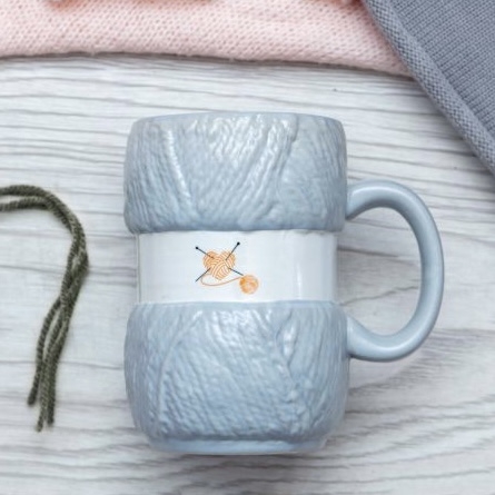 Click to view product details and reviews for Knitting Mug Knitted With Love.