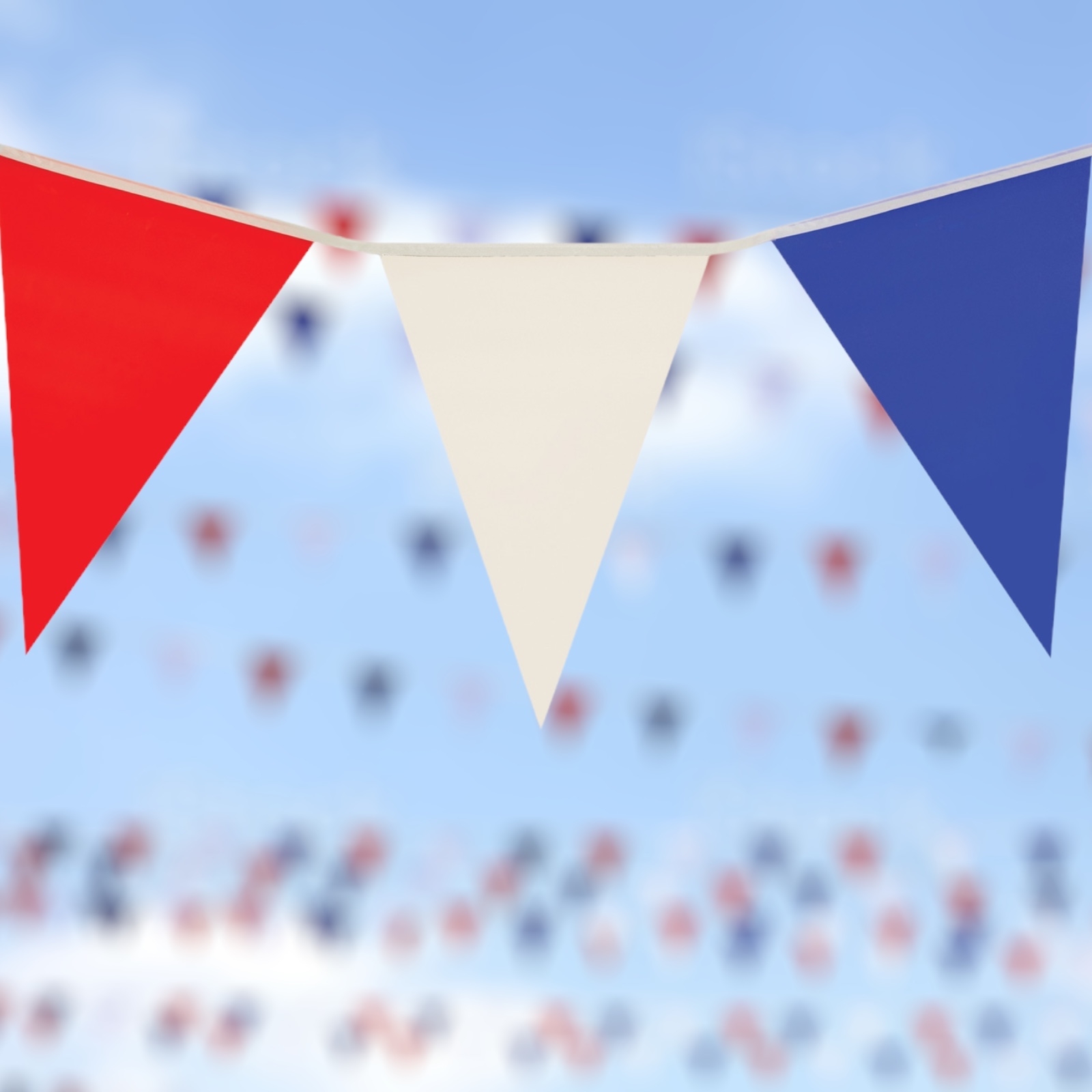Red White And Blue Bunting 7m