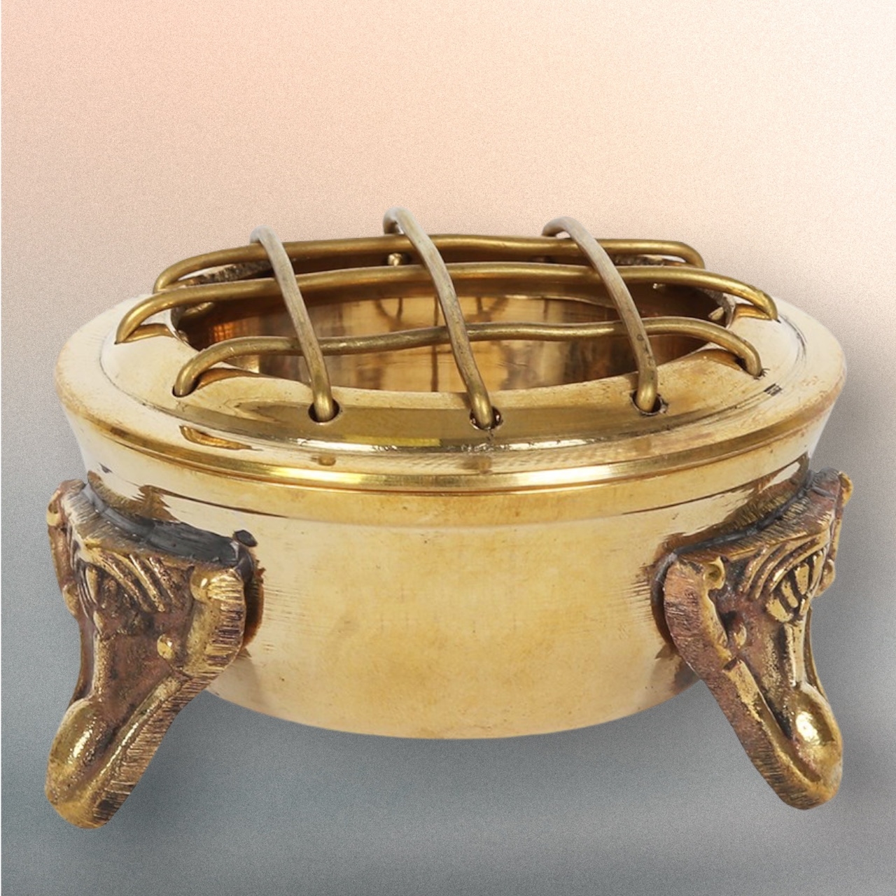 Resin And Incense Brass Screen Burner