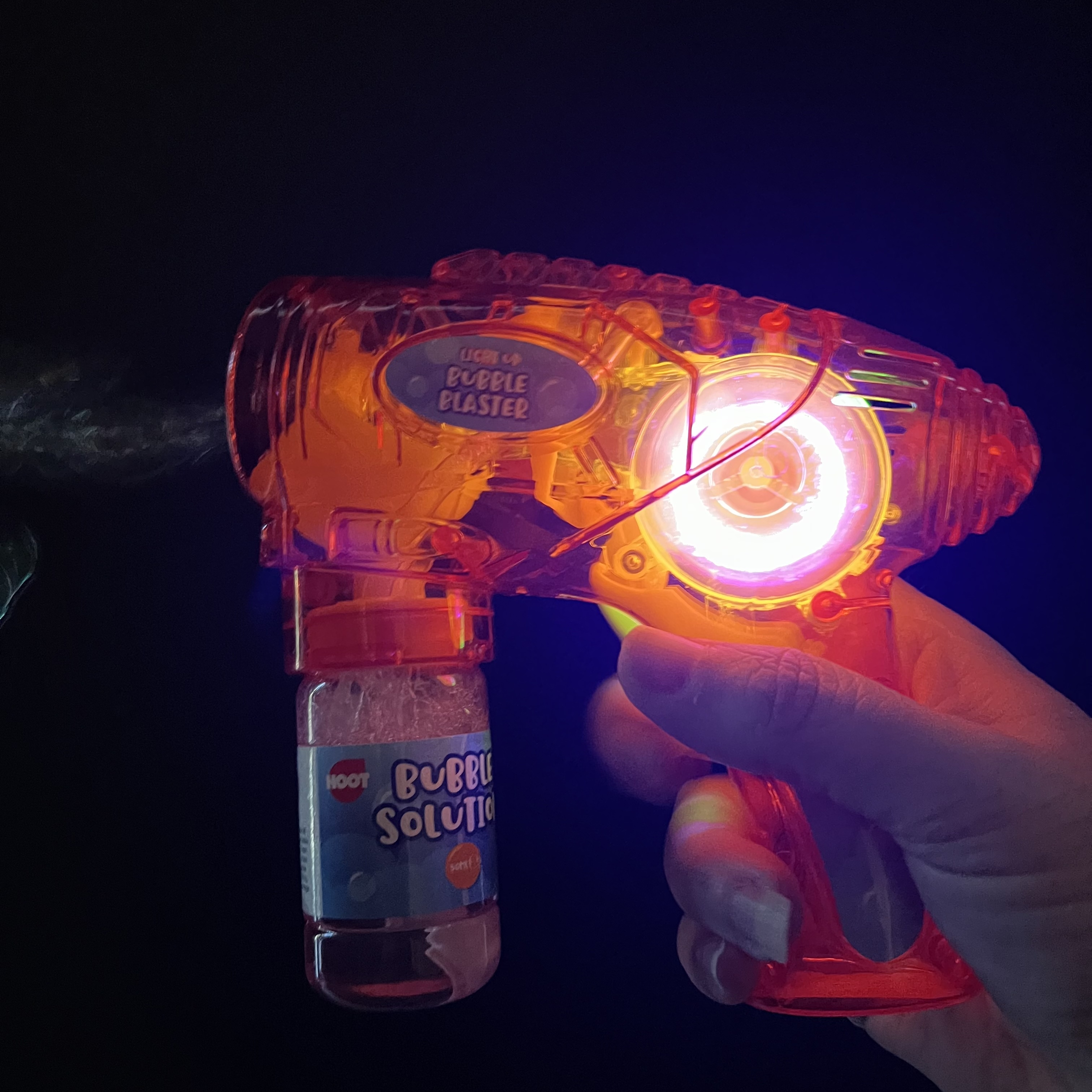 Click to view product details and reviews for Light Up Bubble Blaster Gun.