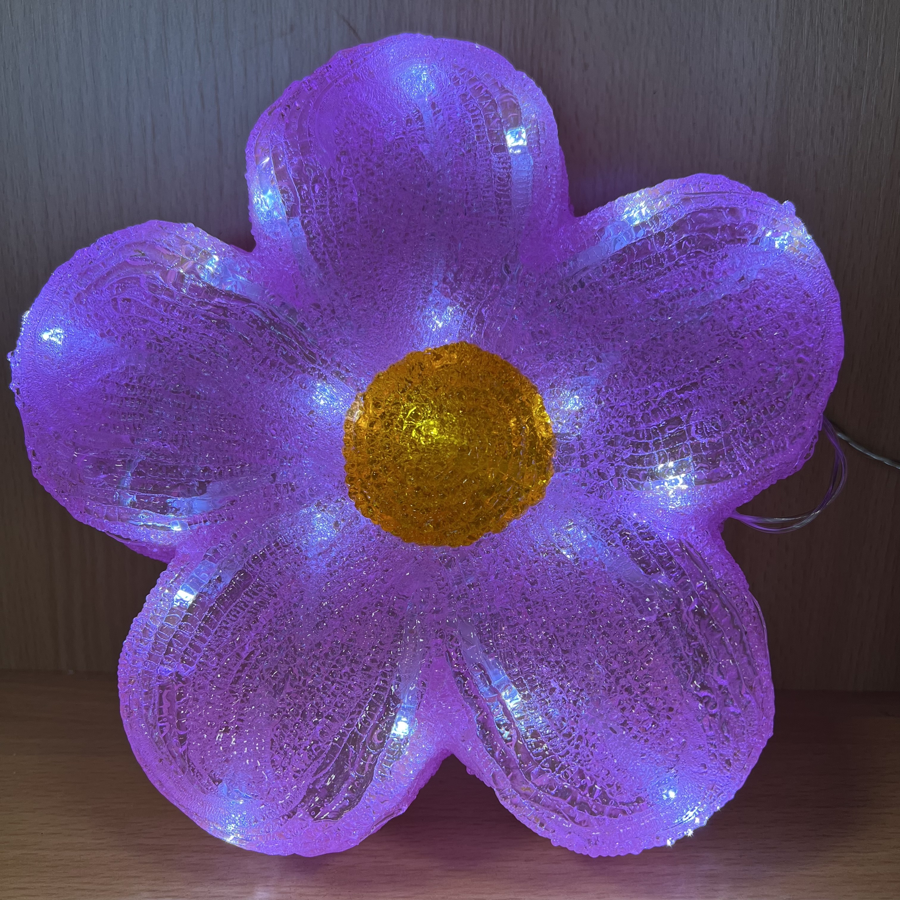 Click to view product details and reviews for Battery Operated 19cm Acrylic Flowers With Timer.