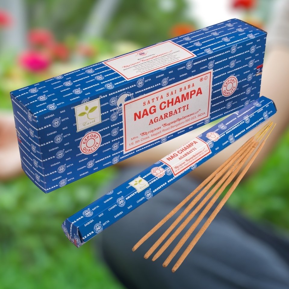 Click to view product details and reviews for Garden Nag Champa Incense Sticks 50g.
