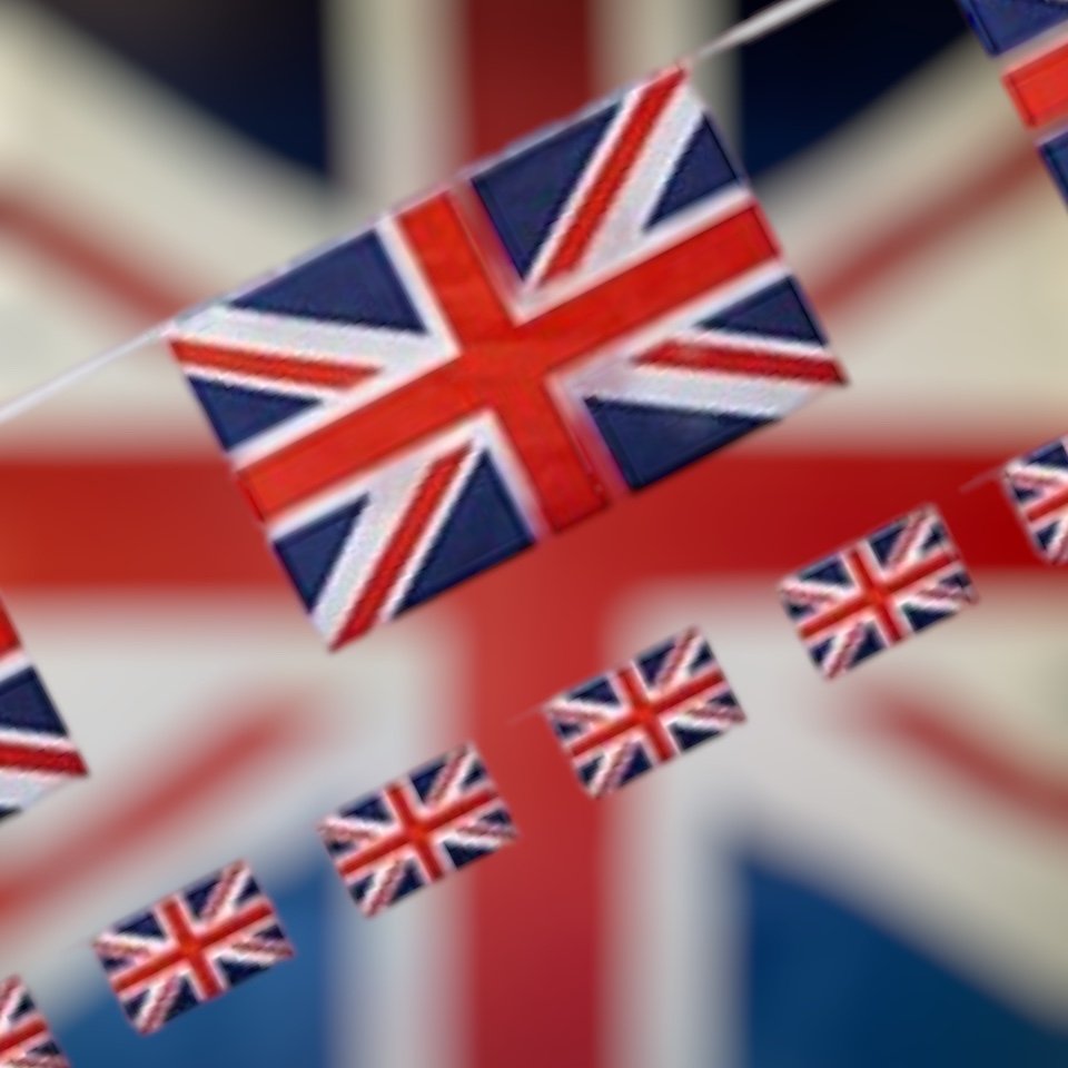 Click to view product details and reviews for 12ft Union Jack Fabric Bunting.