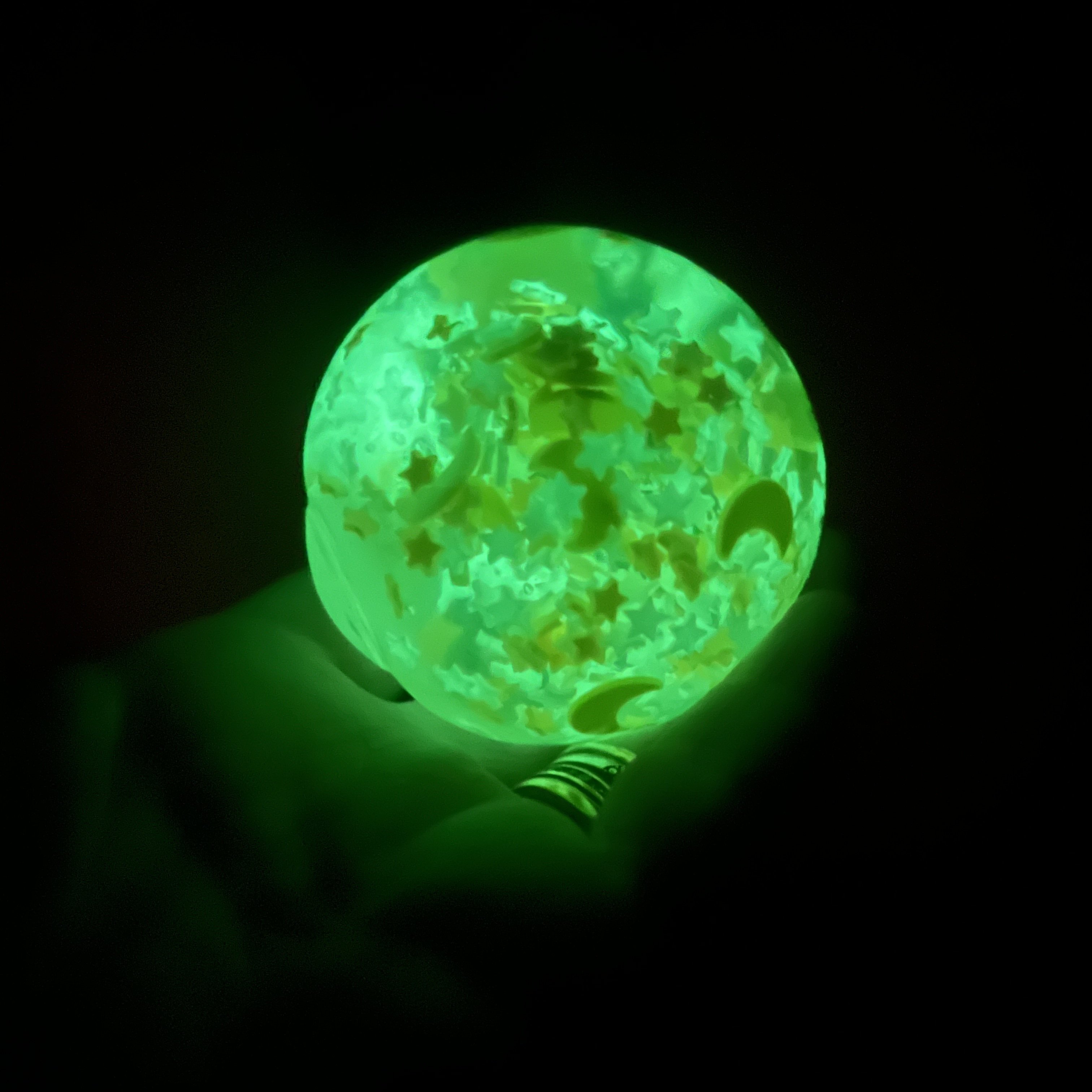 Click to view product details and reviews for Moon And Stars Glow In The Dark Squish Ball.