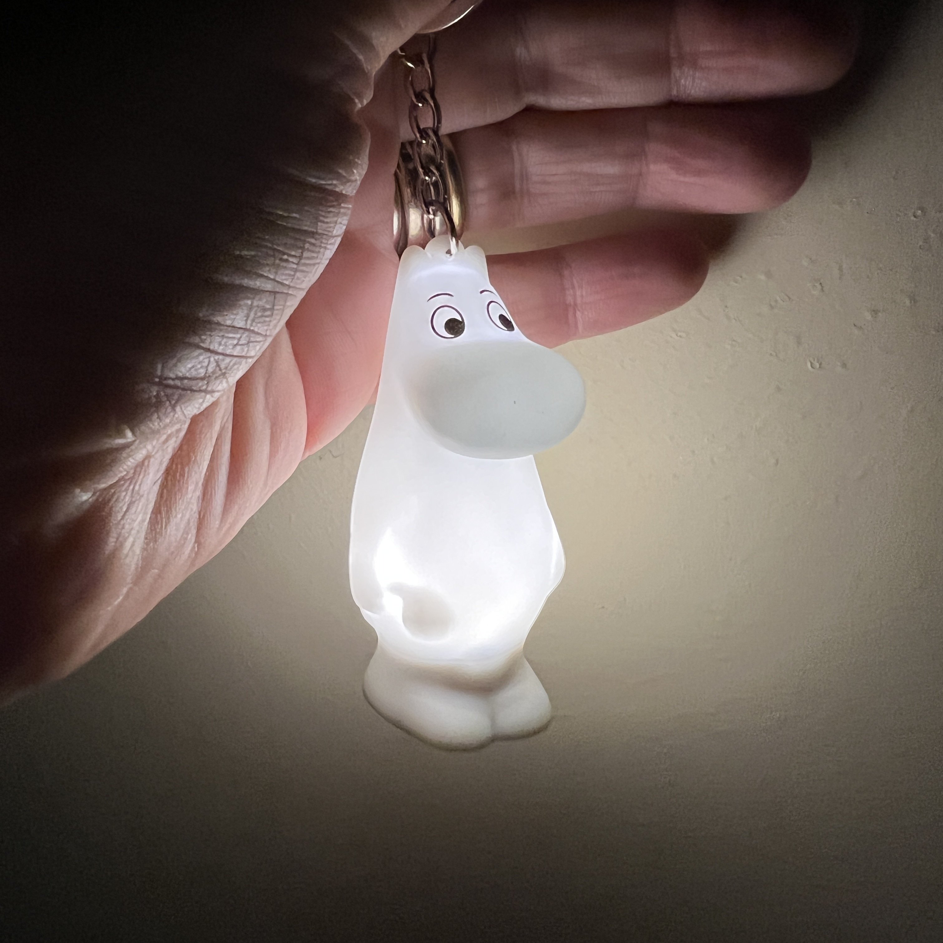 Click to view product details and reviews for Light Up Moomin Keyring Touch Control.