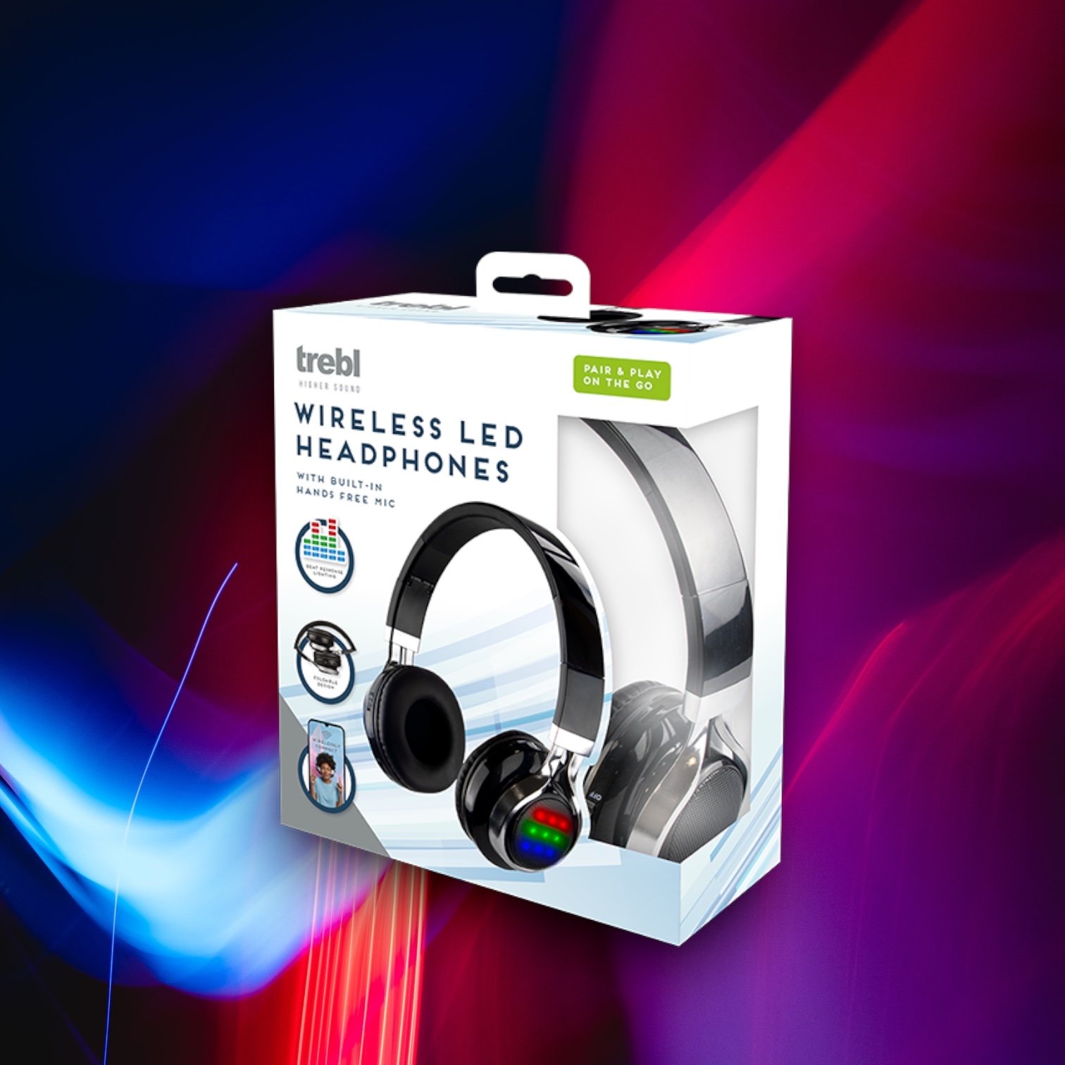 Click to view product details and reviews for Wireless Light Up Bluetooth Headphones.