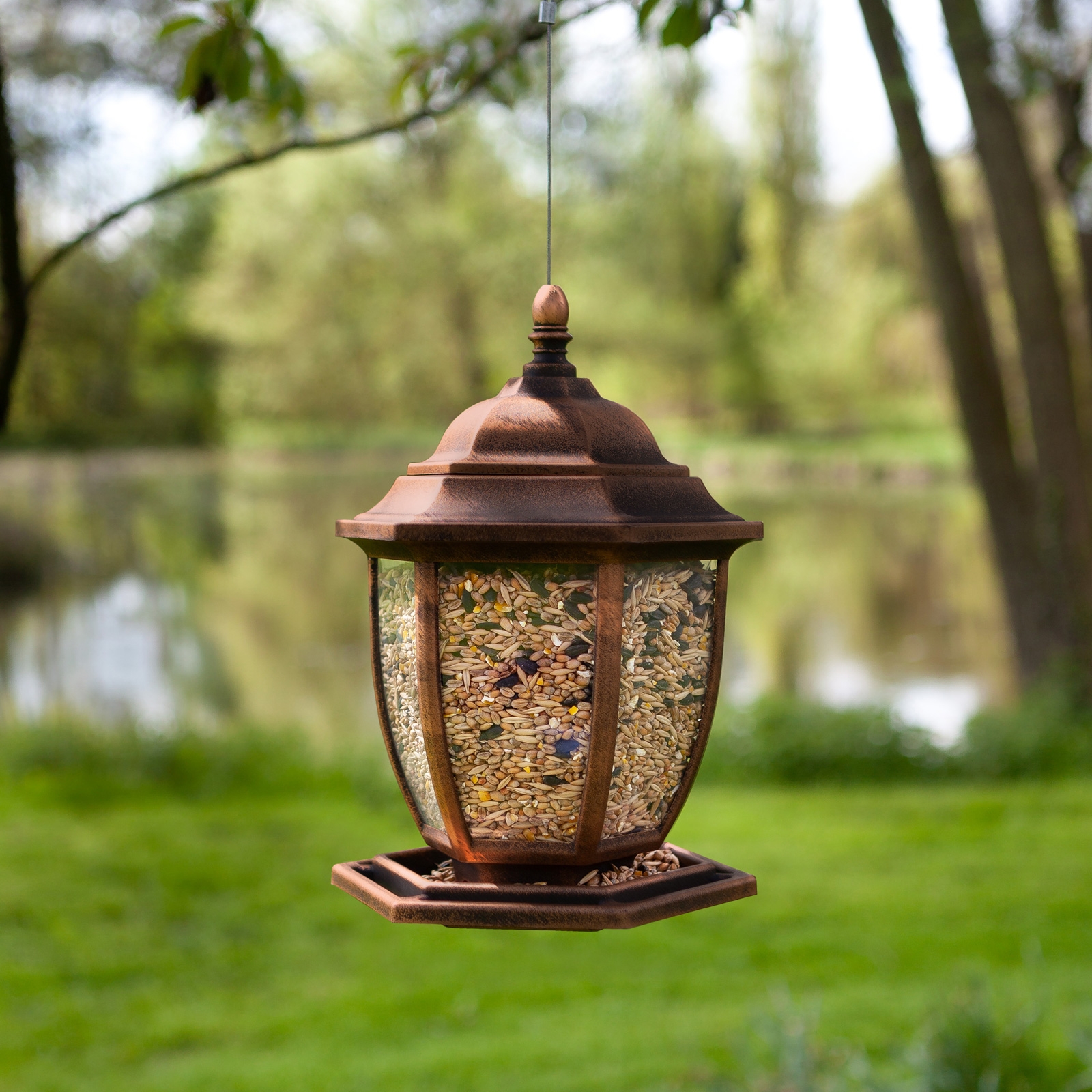 Click to view product details and reviews for Lantern Bird Feeder.