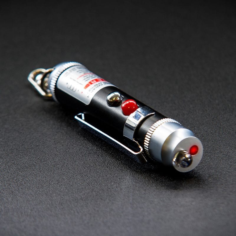 Laserlite Keyring Pocket Laser Pointer And Led Torch