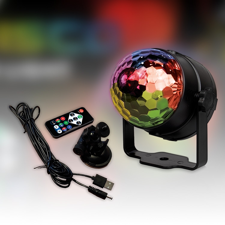 Click to view product details and reviews for Disco Led Light Usb Remote Control 7 Colours.