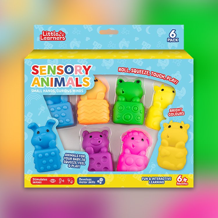 Little Learners Sensory Animals 6 Pack