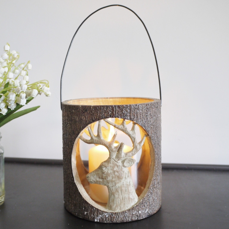 Click to view product details and reviews for Log Candle Holder.