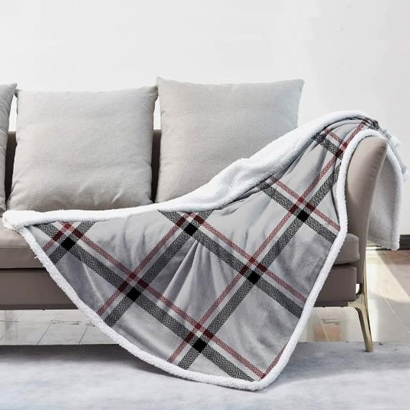 Click to view product details and reviews for Luxury Soft Heated Plaid Throw 120cm X 160cm.