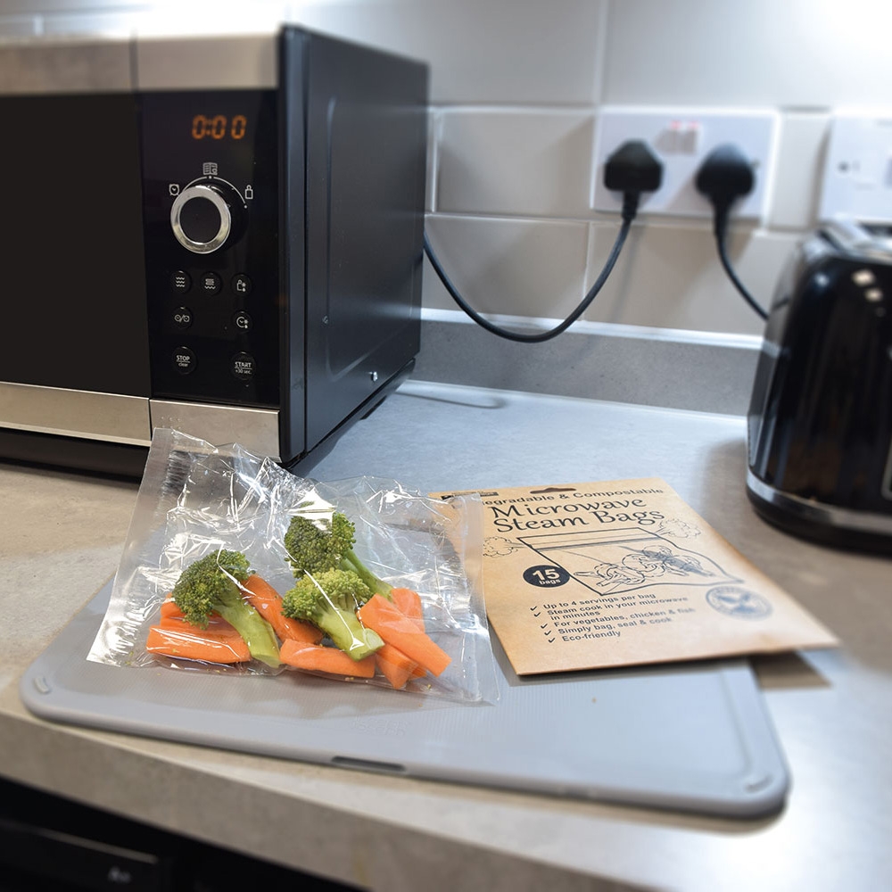 Image of Microwave Steam Bags - Biodegradable &amp; Compostable