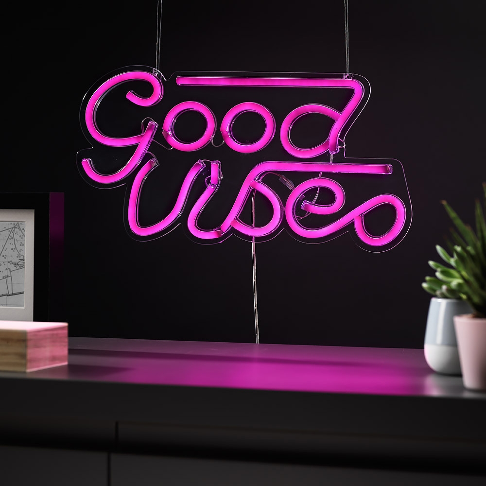 Click to view product details and reviews for Neon Light Usb Sign Good Vibes.