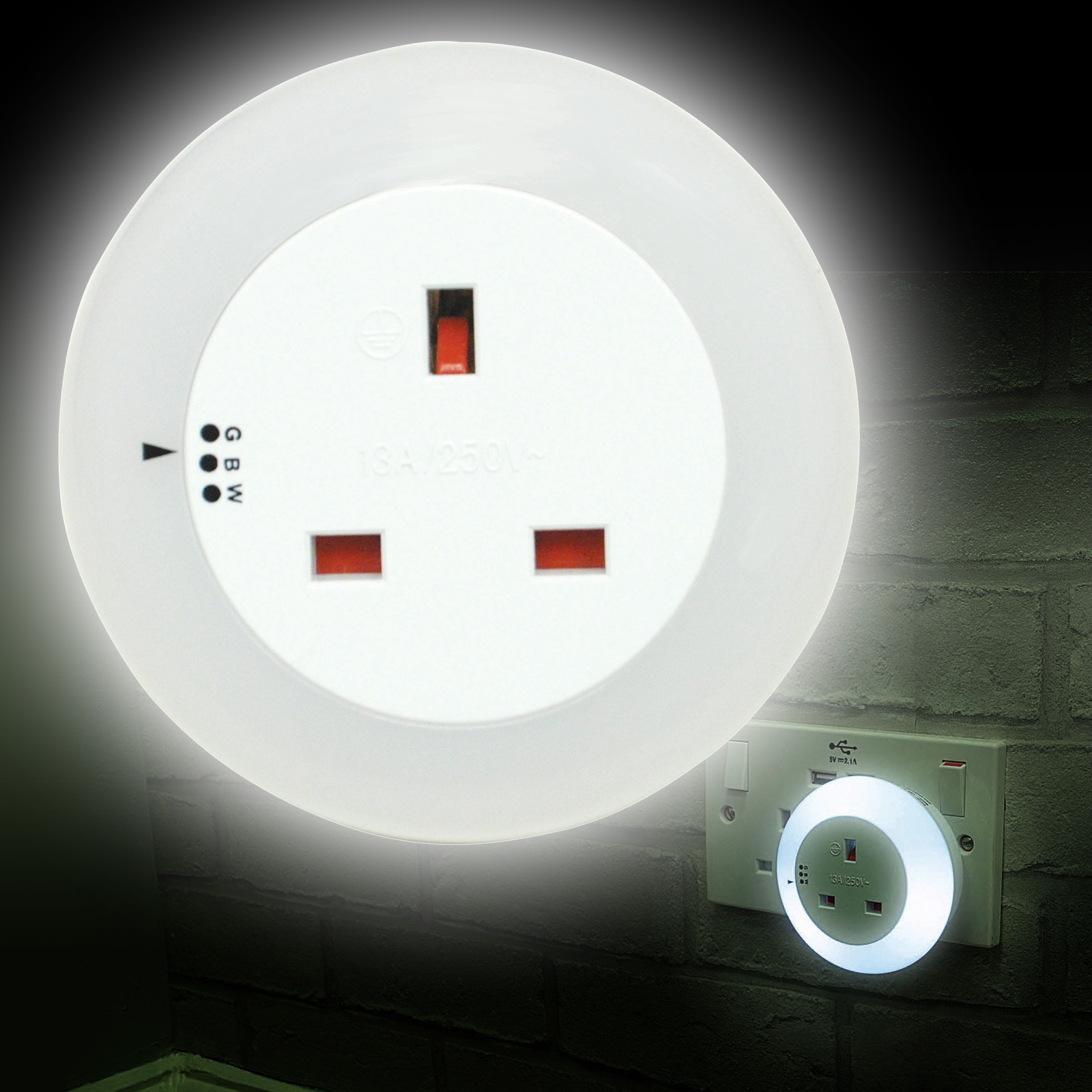 Click to view product details and reviews for Plug Through Night Light.