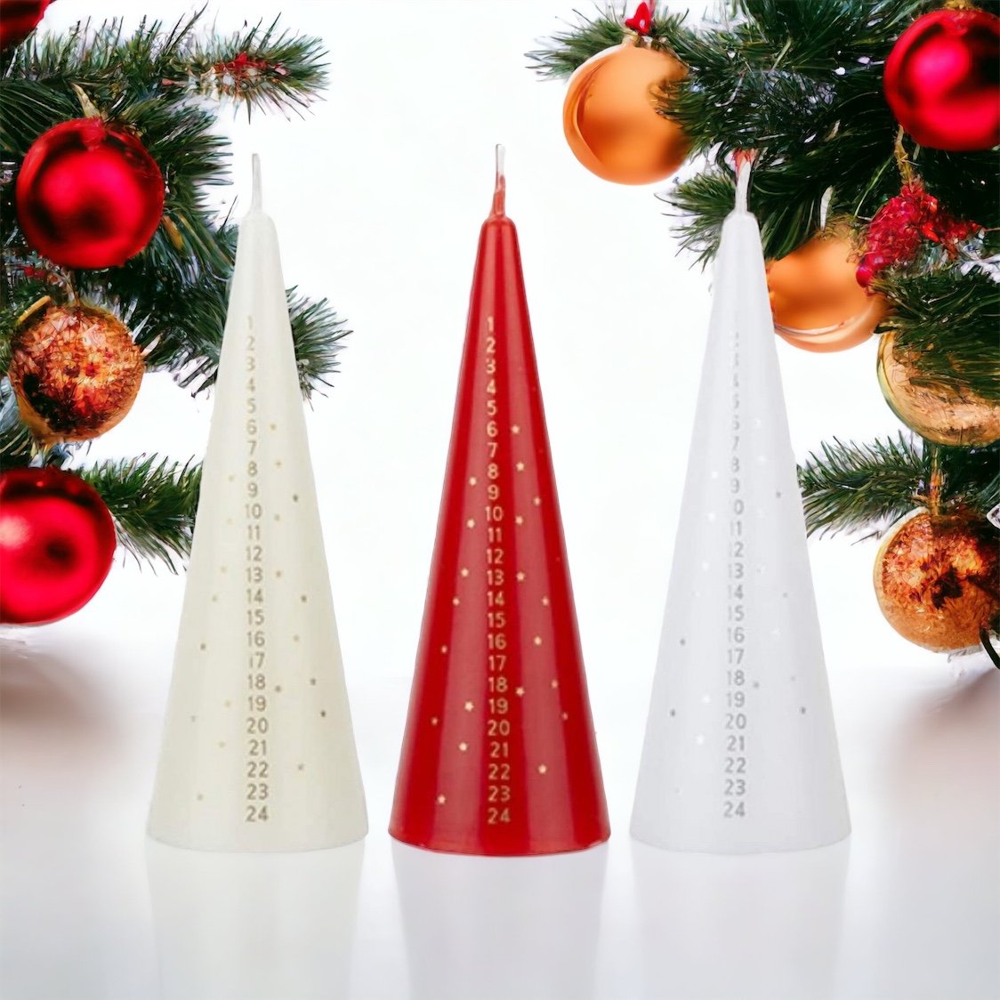 Click to view product details and reviews for Cone Advent Candle.