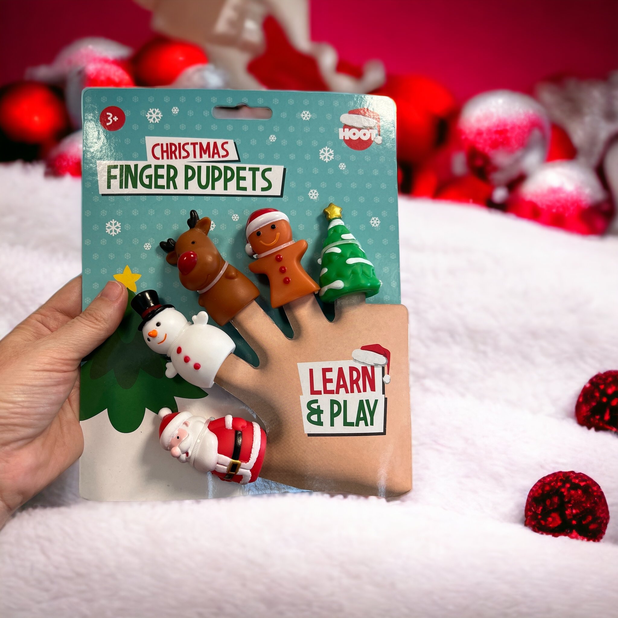 Christmas Finger Puppets 5 Pack