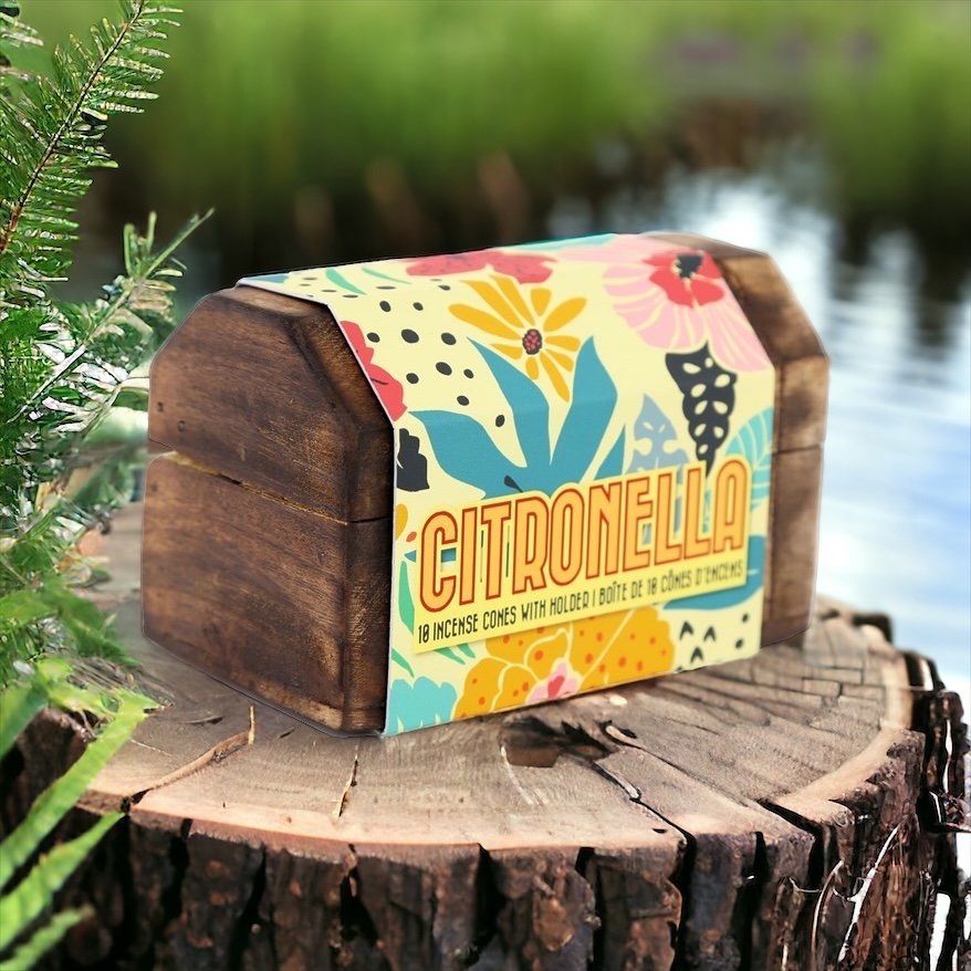 Click to view product details and reviews for Citronella Incense Cones In Box.