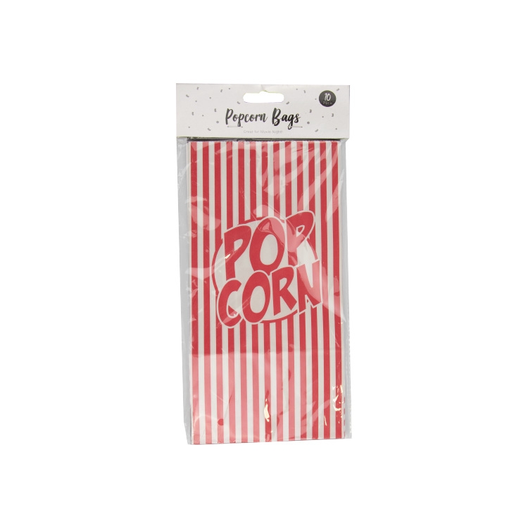 Paper Popcorn Bags 10 Pack