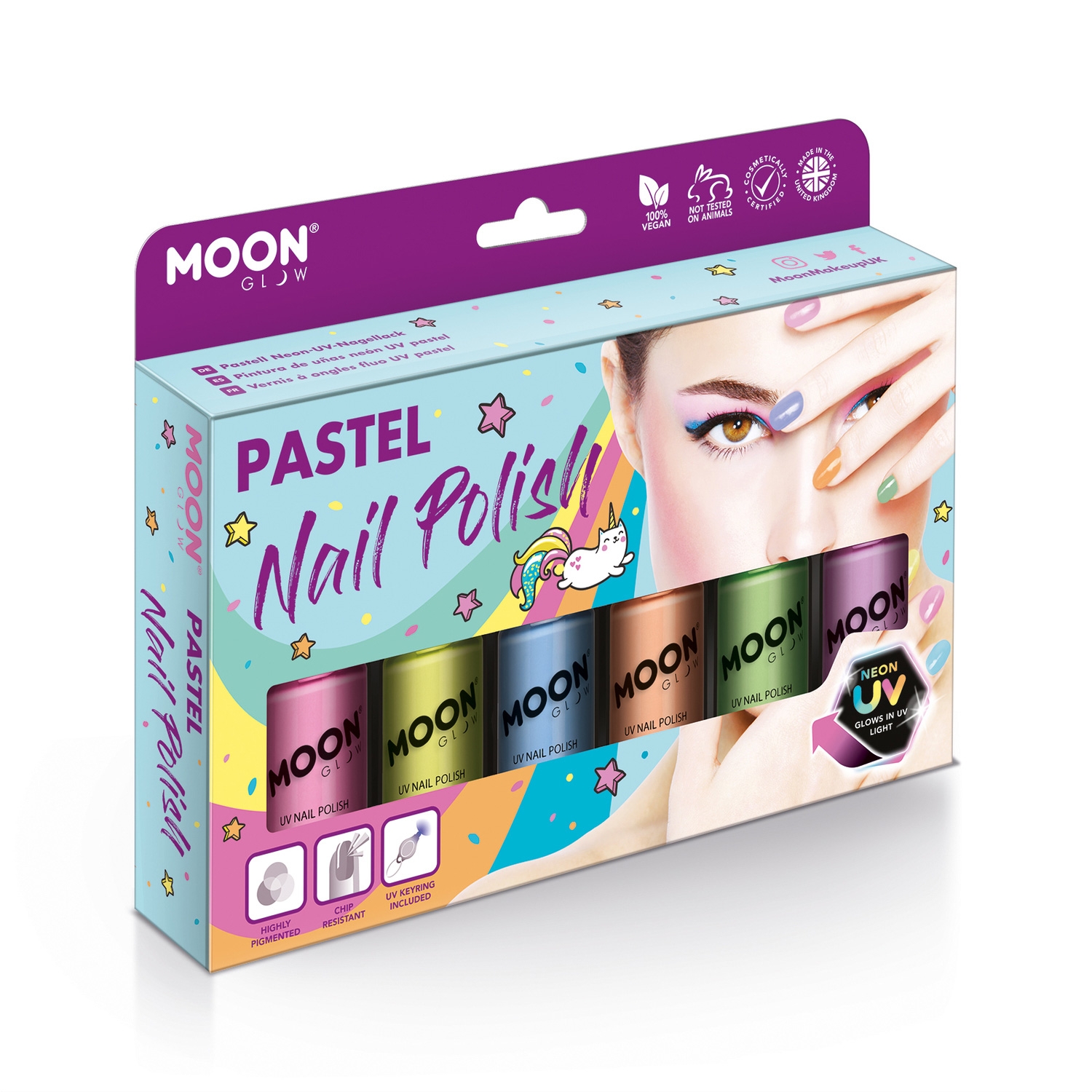 Click to view product details and reviews for Pastel Neon Uv Nail Polish Box Set.