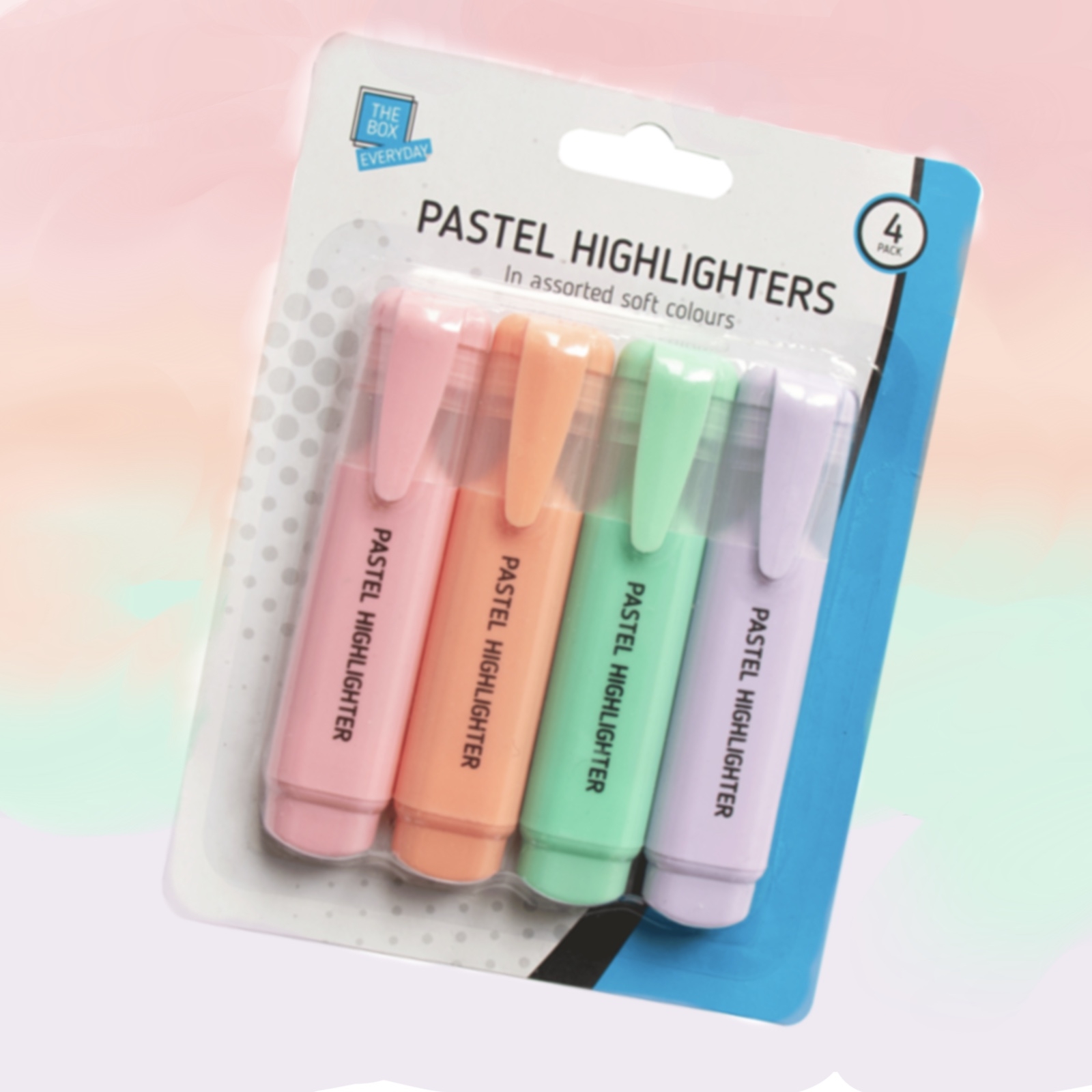 Click to view product details and reviews for Pastel Highlighter Pens 4 Pack.