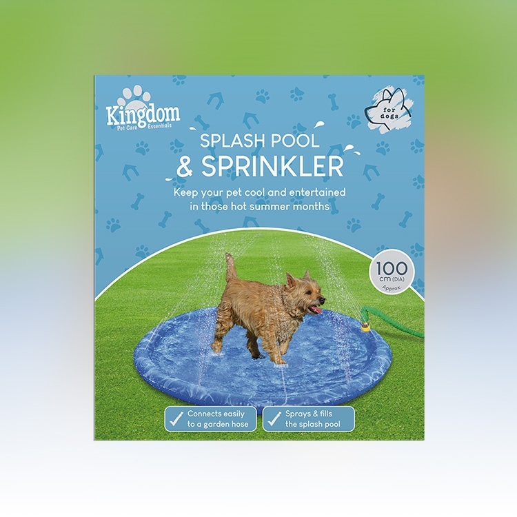 Image of Pet Splash Pool &amp; Sprinkler