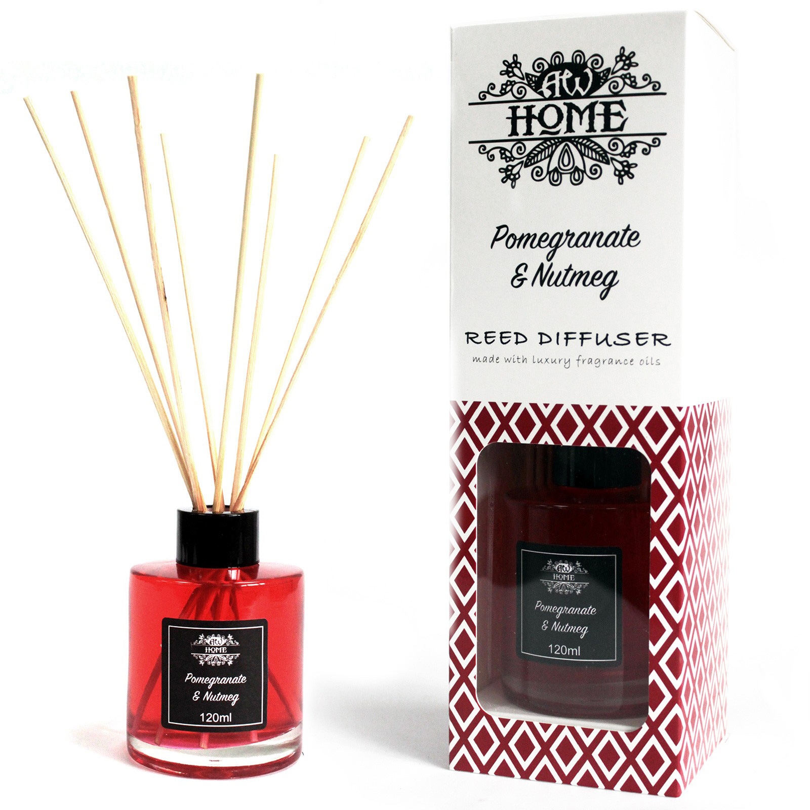 Pomegranate And Nutmeg Reed Diffuser 120ml