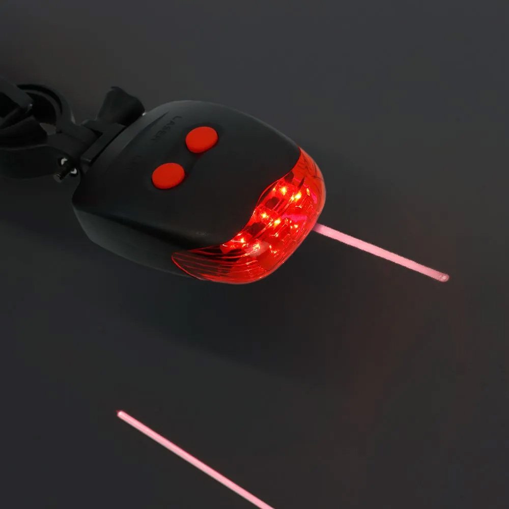 Laser And Led Rear Cycle Light