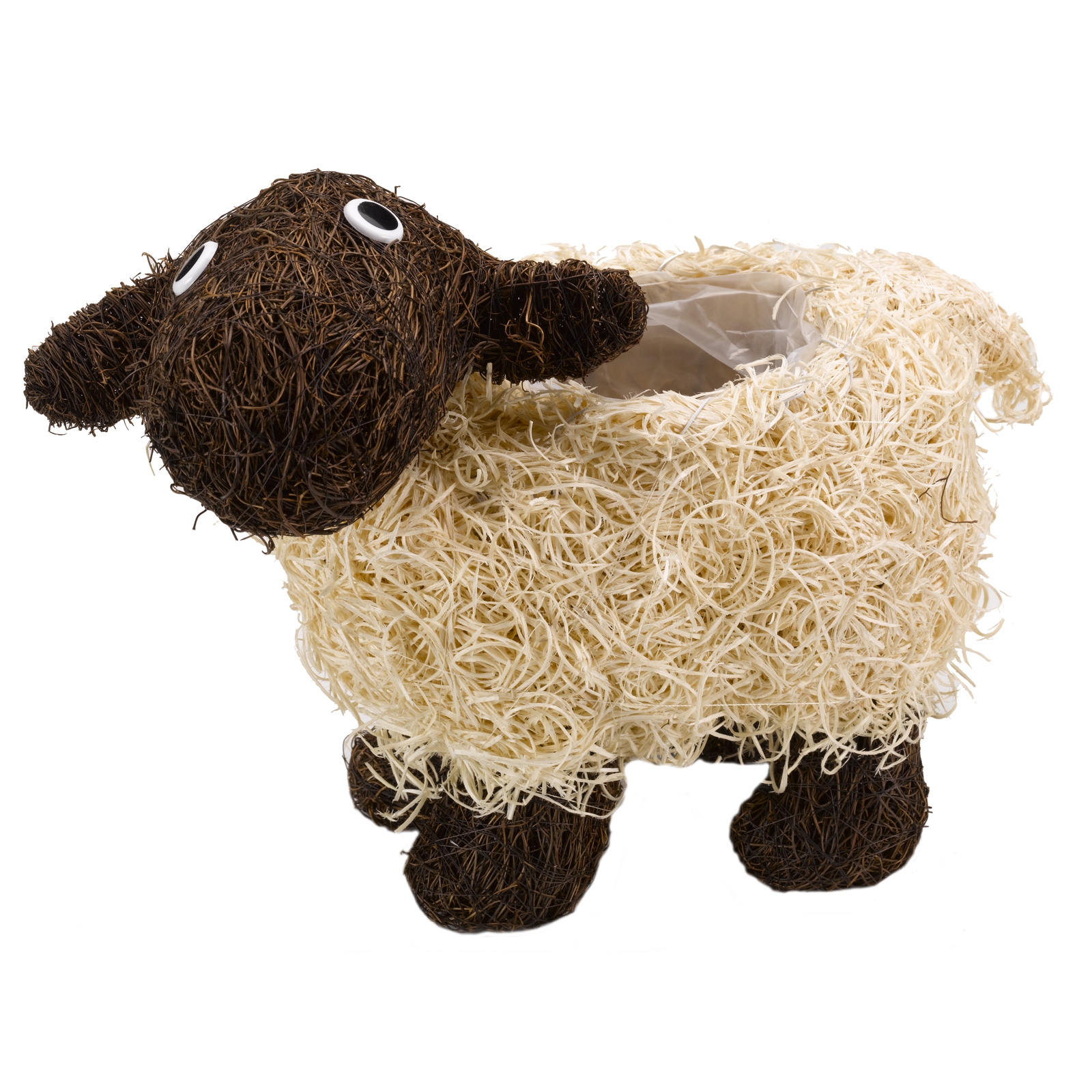Click to view product details and reviews for Shelley Sheep Rattan Planter.