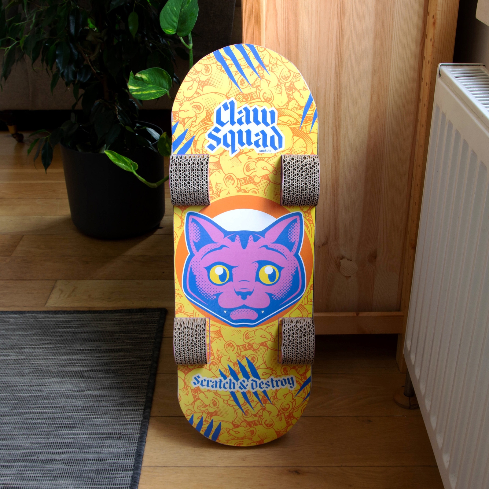 Click to view product details and reviews for Skateboard Cat Scratcher.