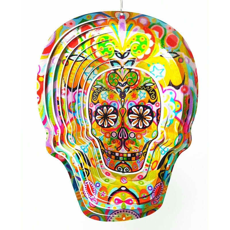Click to view product details and reviews for Skull Wind Spinner.