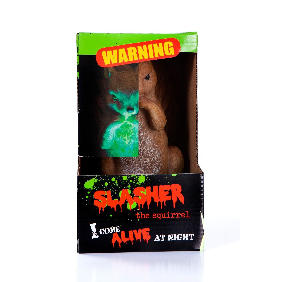 Click to view product details and reviews for Solar Zombie Slasher Squirrel.