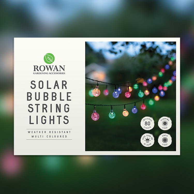 Click to view product details and reviews for Solar Bubble String Lights Multi.