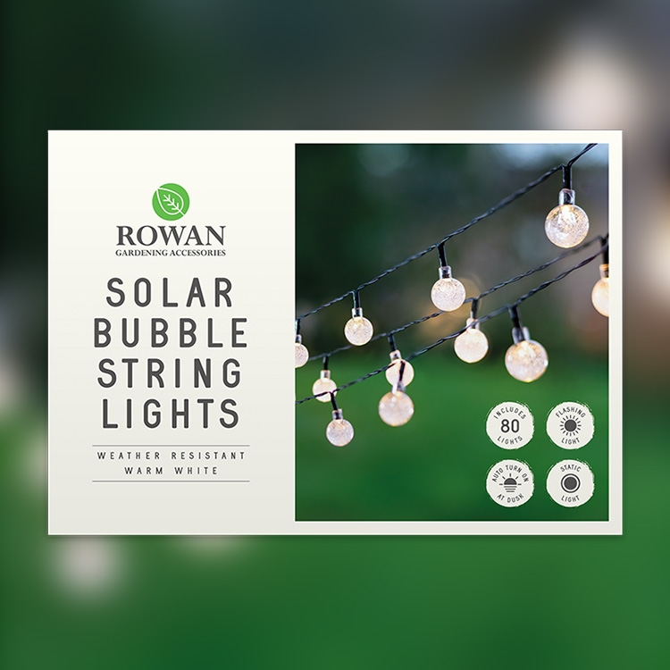 Click to view product details and reviews for Solar Bubble String Lights Warm White.