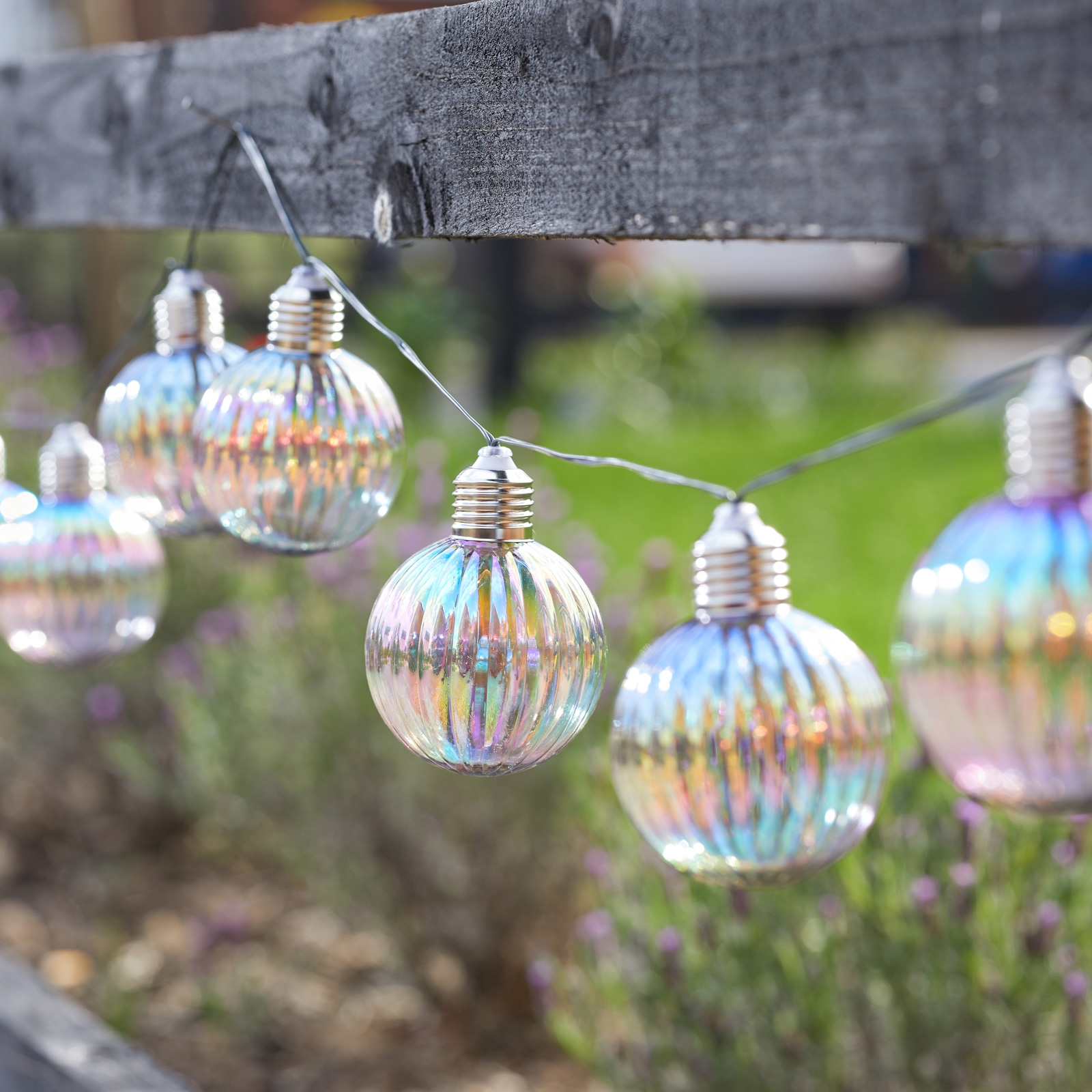 Click to view product details and reviews for Solar Firefly Opal Orb String Lights X 10.