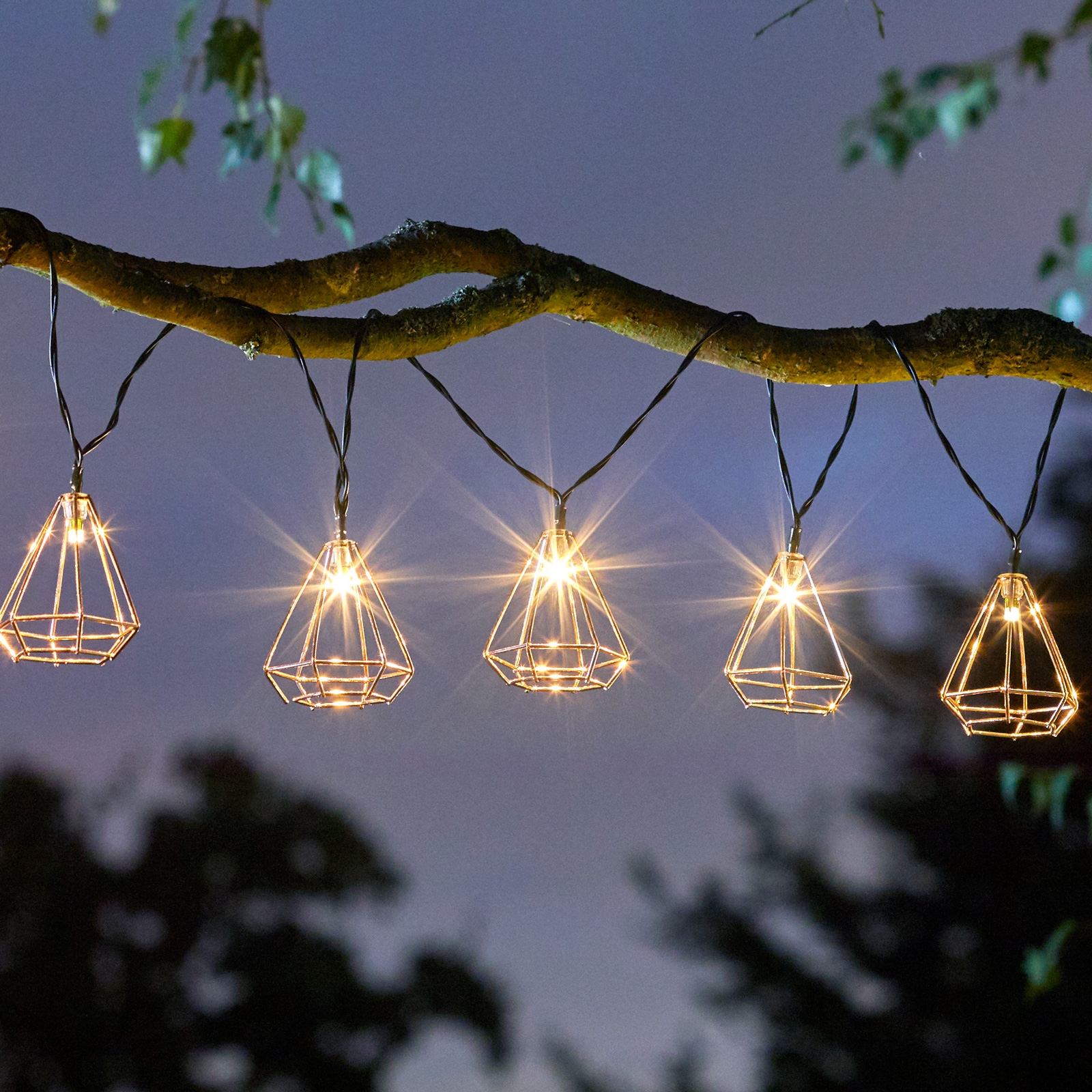 Click to view product details and reviews for Solar Geo String Lights.