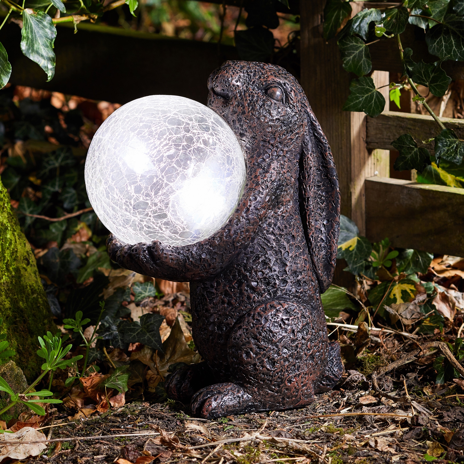 Click to view product details and reviews for Solar Hare Magic Garden Light.