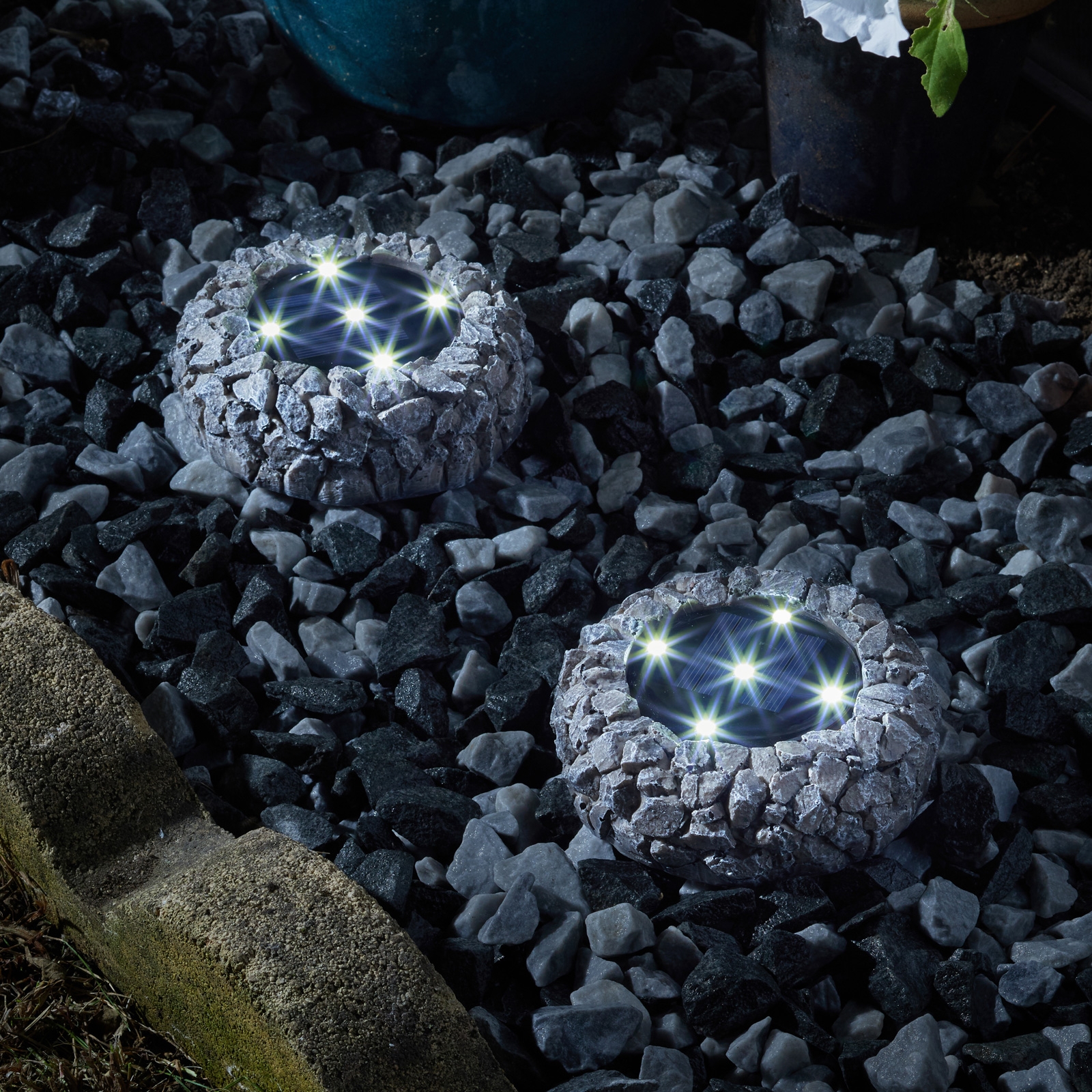 Click to view product details and reviews for Solar Petra Rock Up Lights 2 Pack.