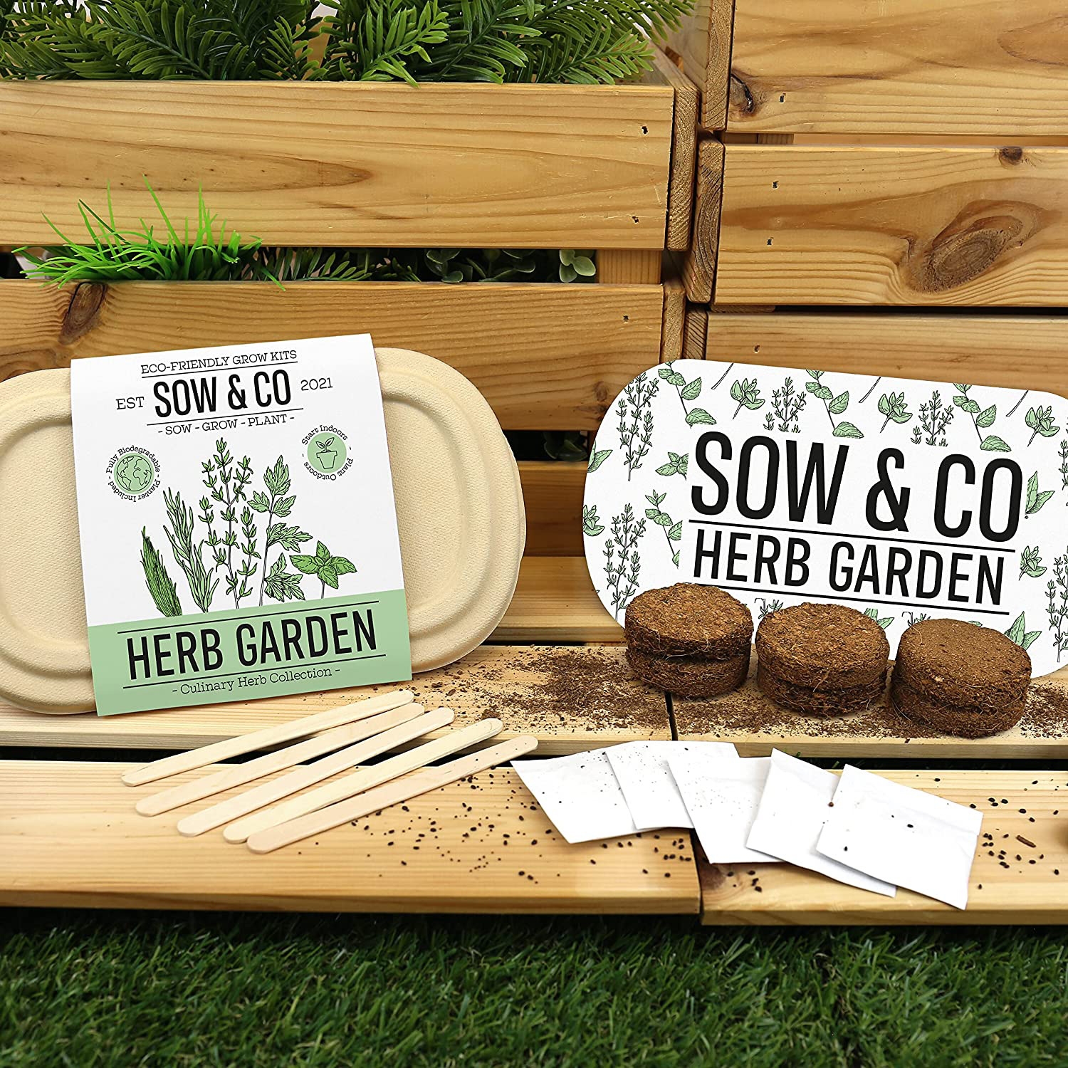 Image of Herb Garden Eco-Friendly Grow Kit