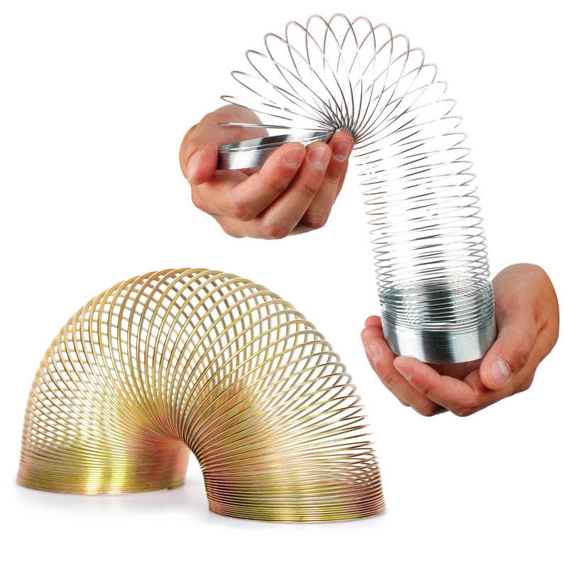 Click to view product details and reviews for Metal Springy Slinky Type Toy.