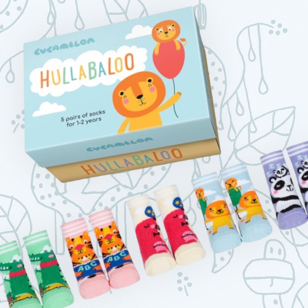 Click to view product details and reviews for Hullabaloo Baby Socks 1 2 Years By Cucamelon 5 Pack.