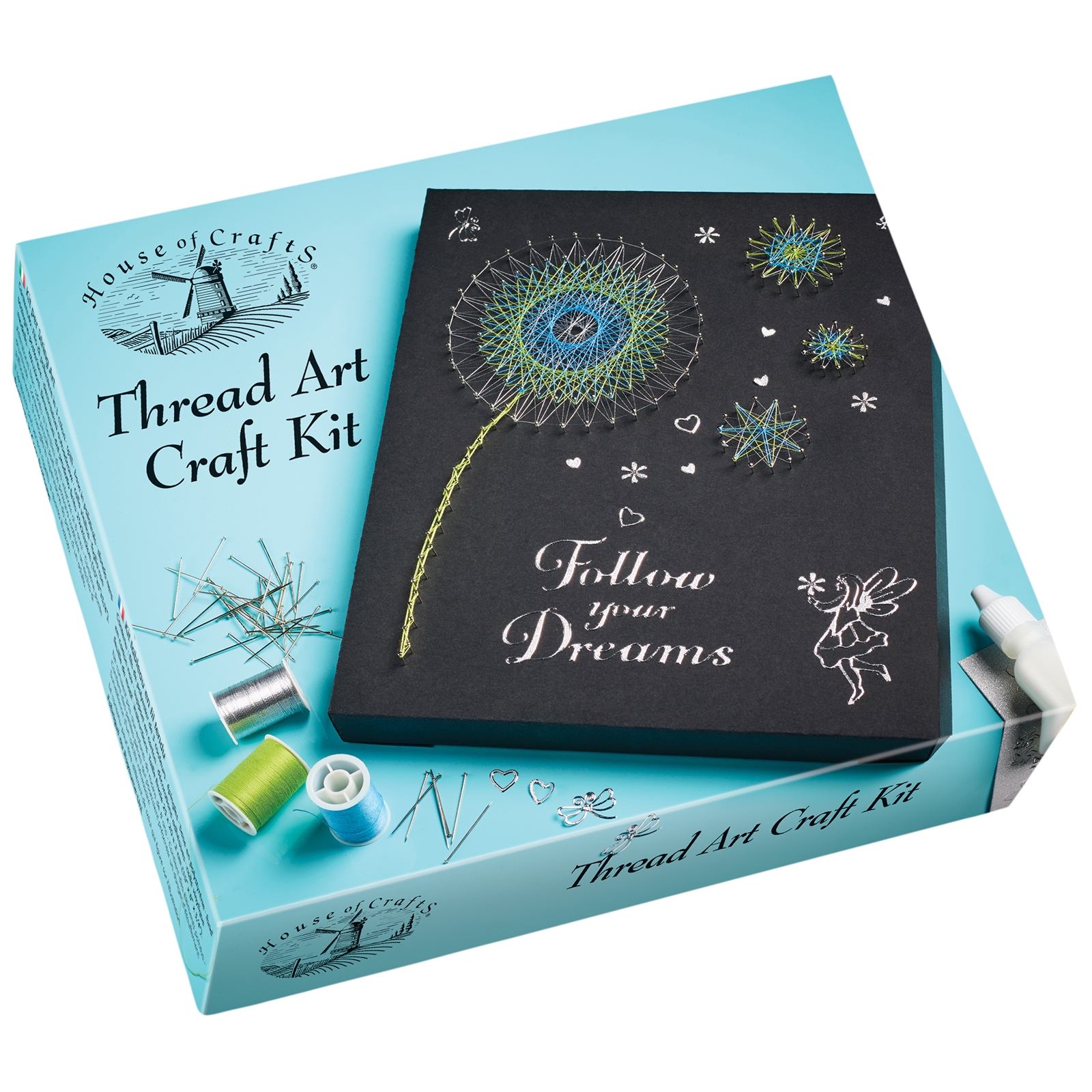 Click to view product details and reviews for Thread Art Craft Kit.