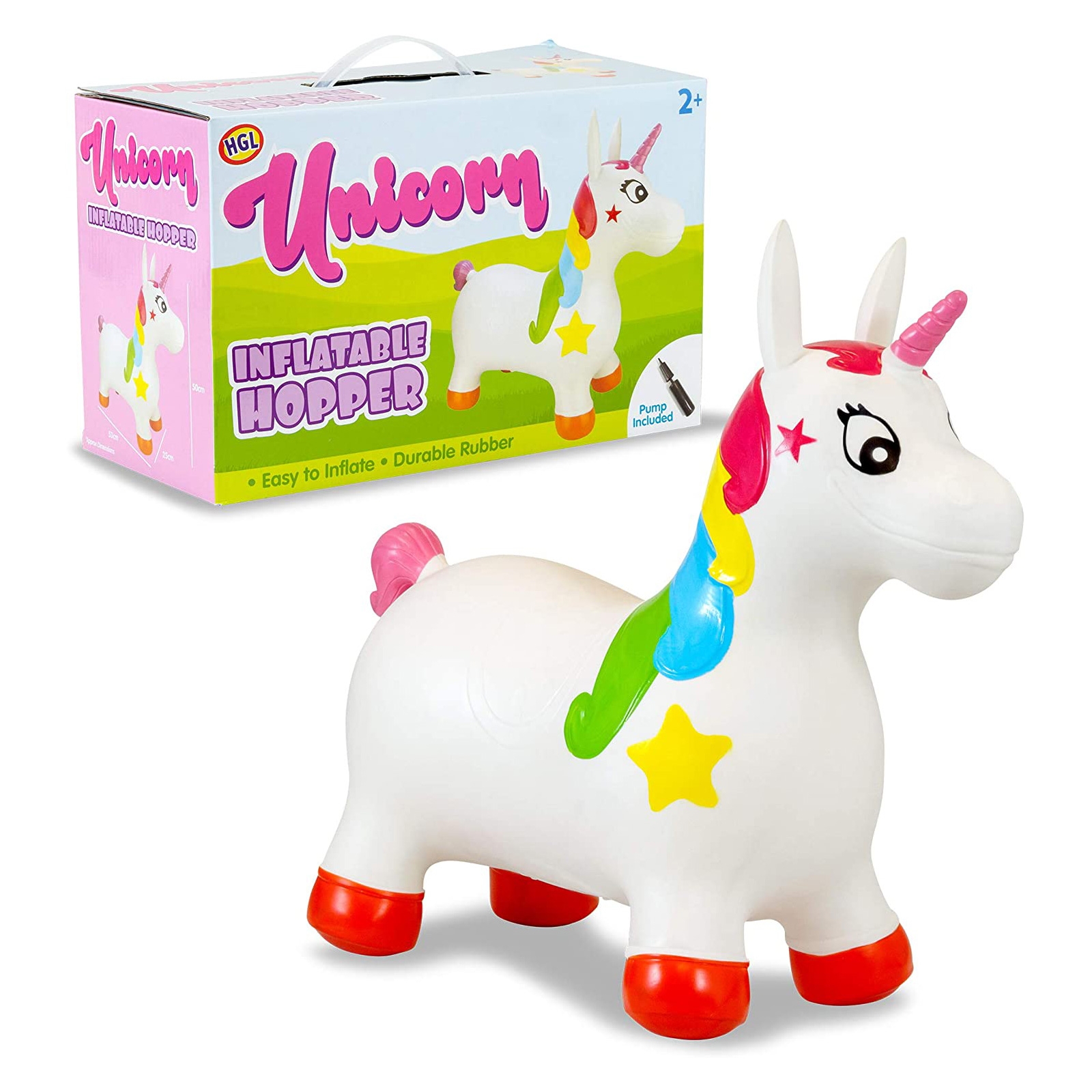 Click to view product details and reviews for Unicorn Inflatable Hopper.