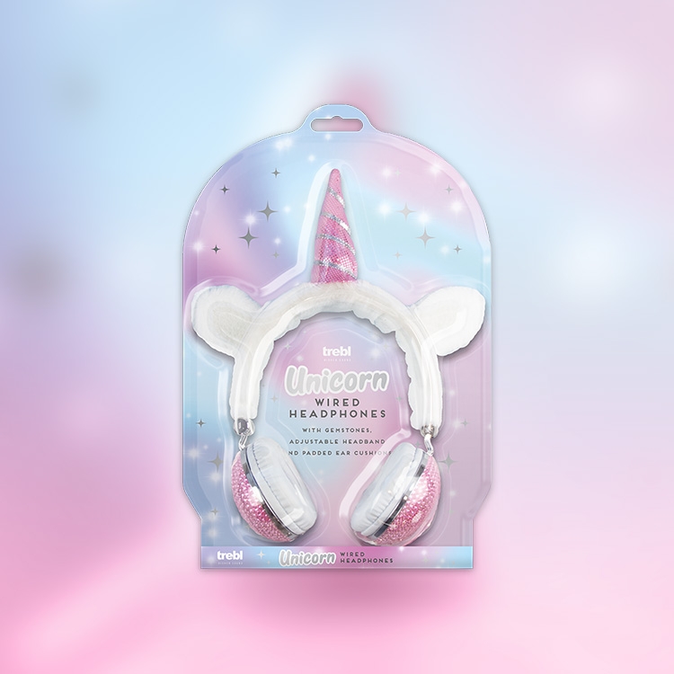 Click to view product details and reviews for Unicorn Wired Headphones.